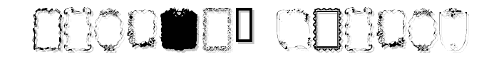 Frames1 Normal font
